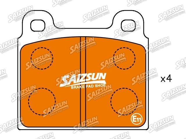 тормозная кладка Brake Pad Set:0060 713 601 00