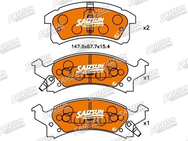 тормозная кладка Brake Pad Set:12510005