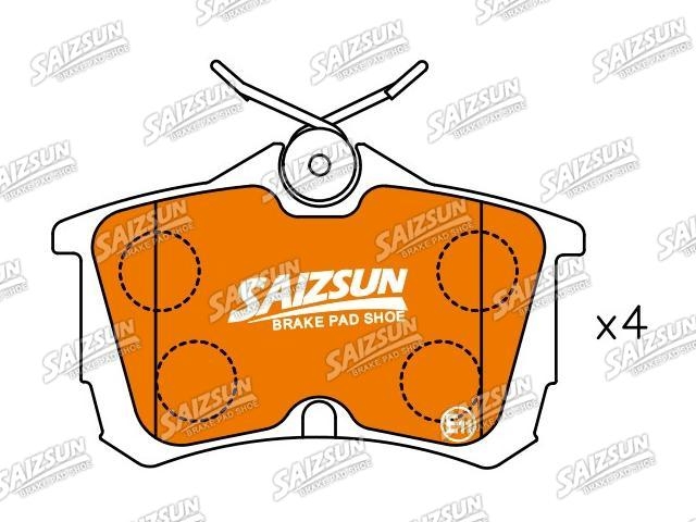 тормозная кладка Brake Pad Set:43022-S1A-E02