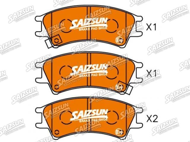 тормозная кладка Brake Pad Set:58101-2DA10